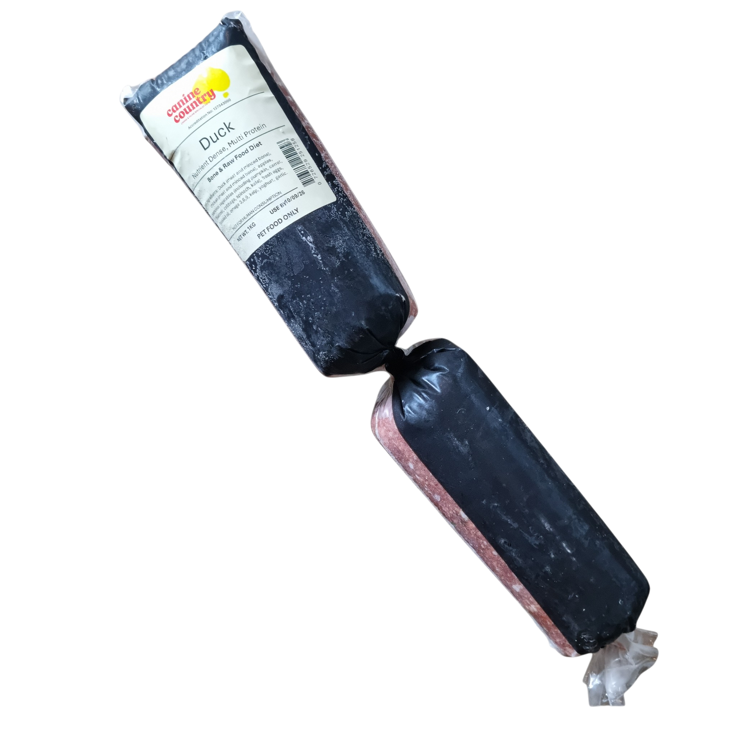 Duck BARF 1kg Roll - Canine Country