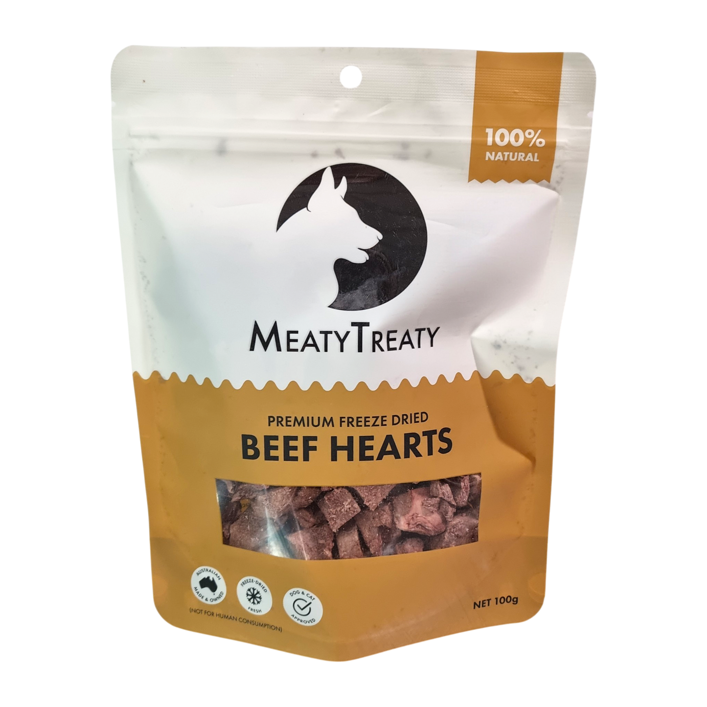 Beef Hearts 100g Freeze Dried