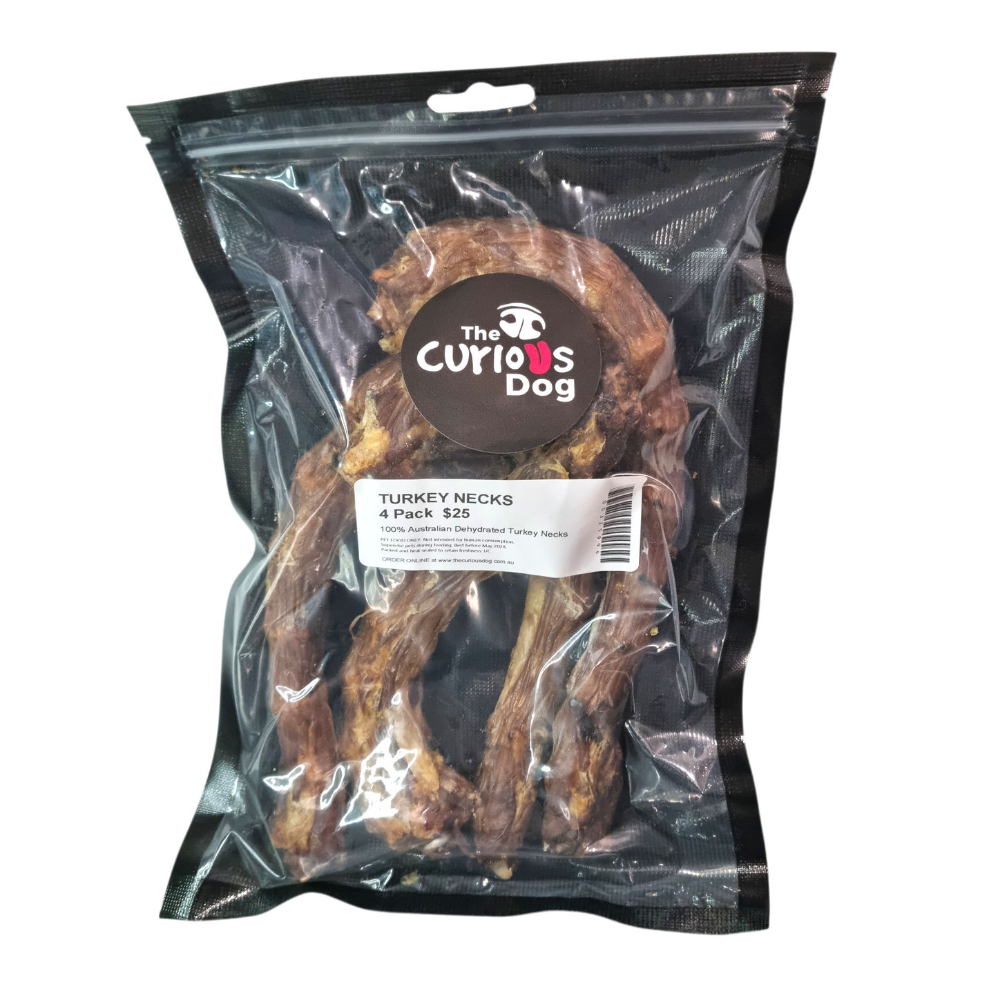 Turkey Necks - 4 Pack (small to medium necks)