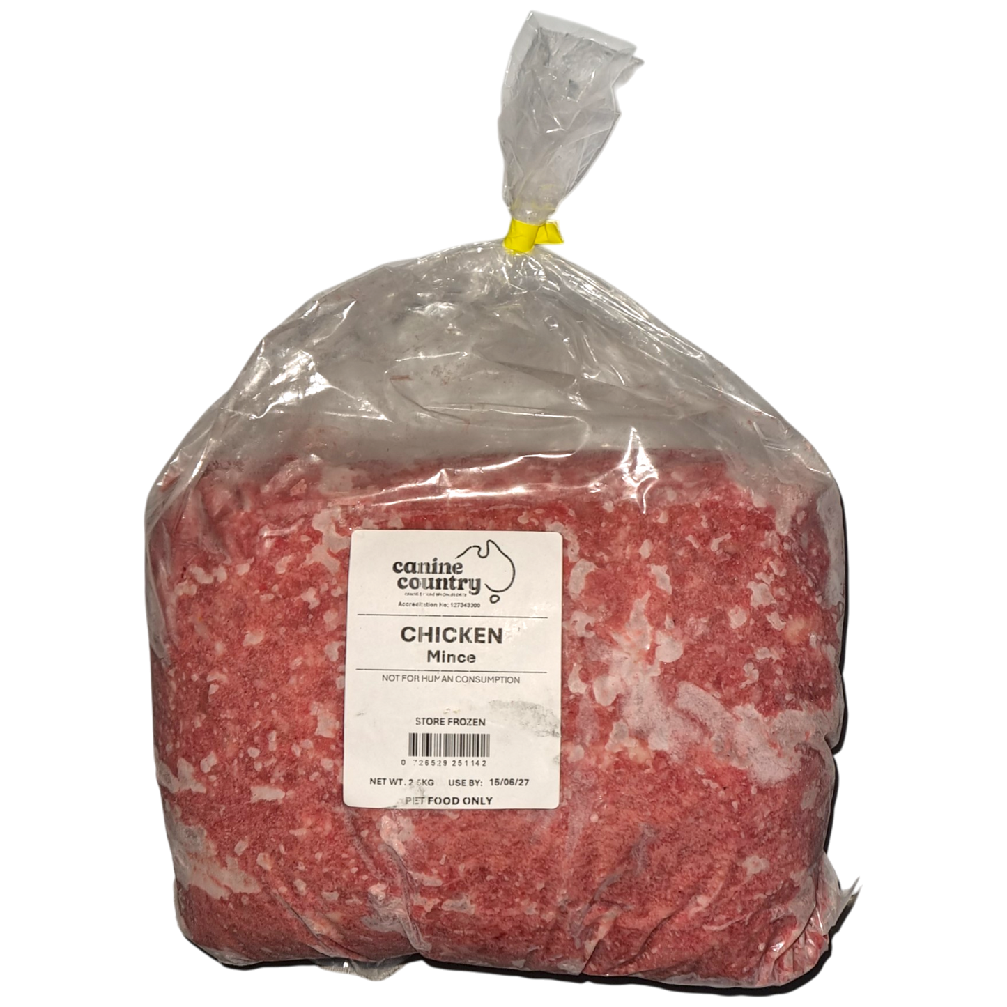 2.5kg Plain Chicken Mince - Canine Country
