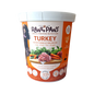 ** TEMPORARY SIZE 900g Turkey Tub - Raw 4 Paws