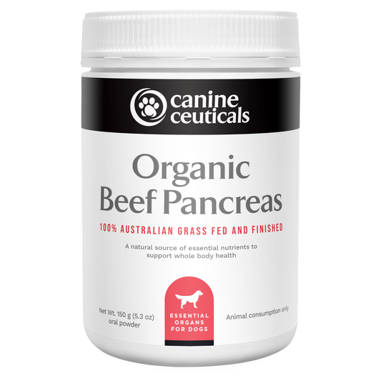 Freeze Dried Organic Beef Pancreas 150g - Canine Ceuticals