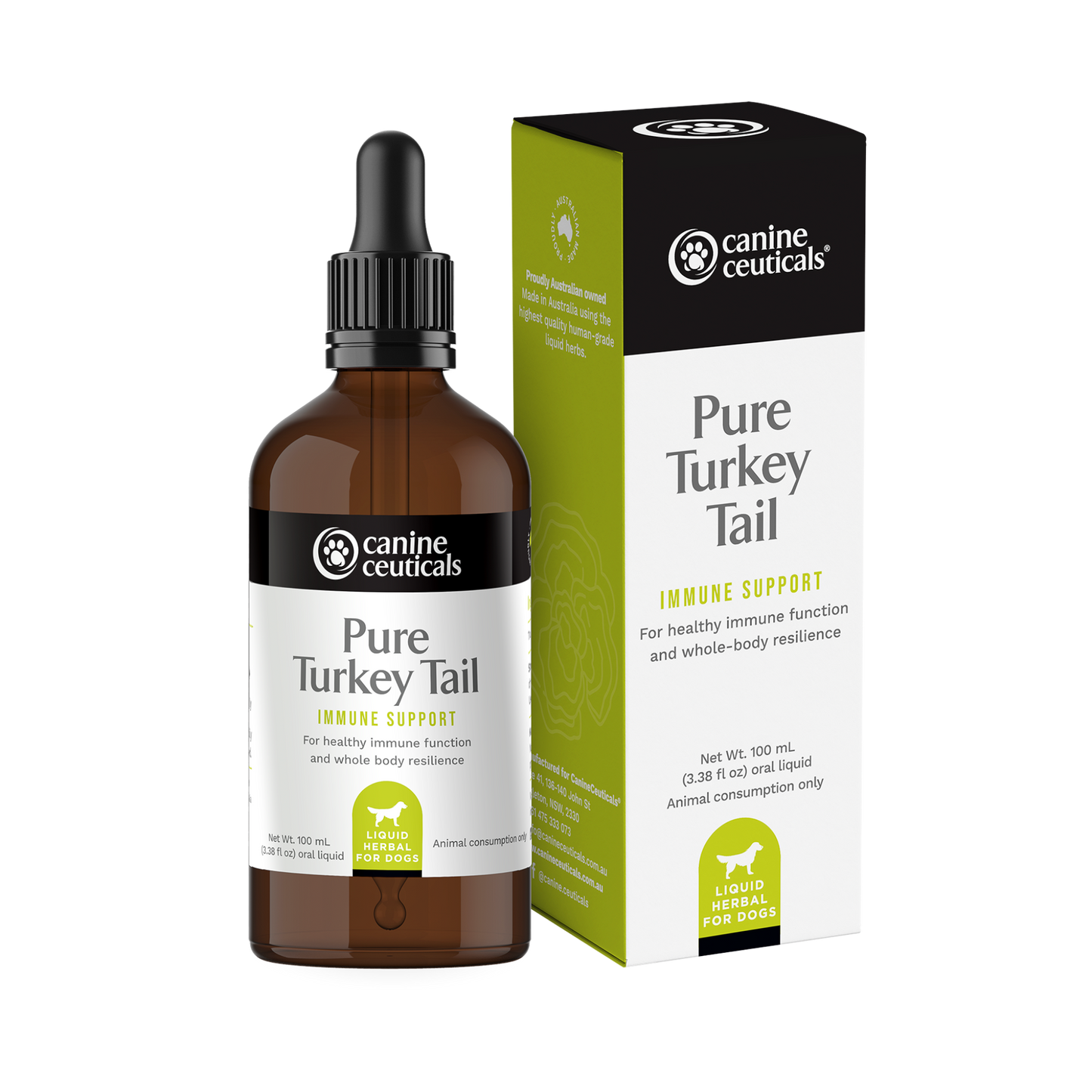 Pure Turkey Tail Mushroom Immune Support 100mL - Canine Ceuticals