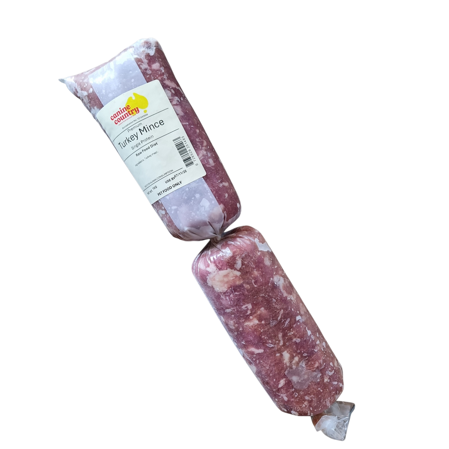 Boneless Plain Turkey 1kg - Canine Country