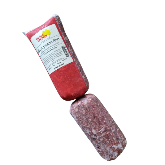 Composite Red BARF 1kg Roll - Canine Country