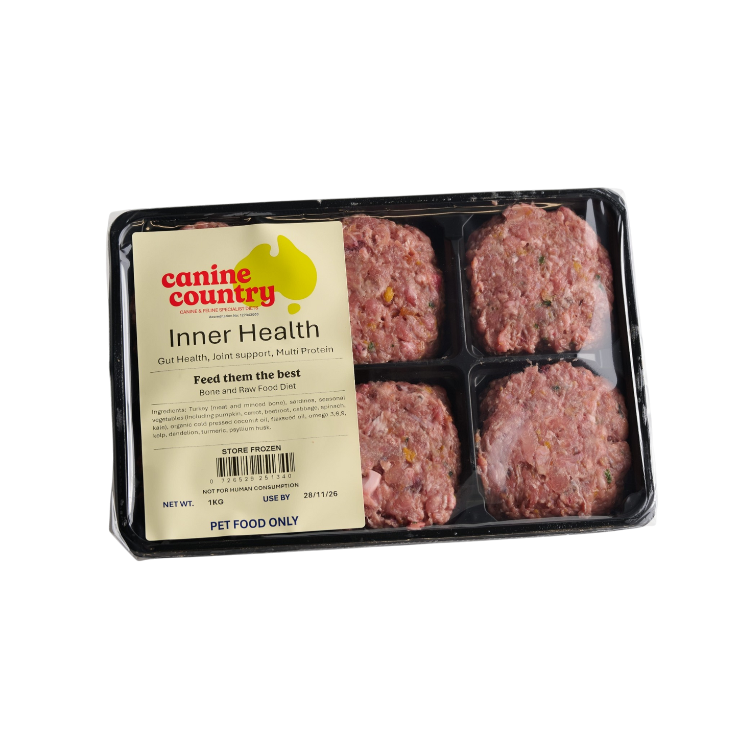 Canine Country Inner Health BARF 1kg Portion Tray