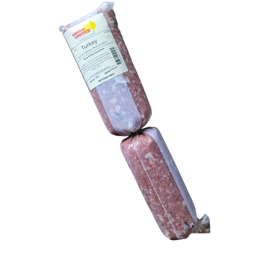 Turkey BARF 1kg Roll - Canine Country