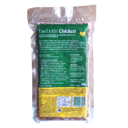 Chicken with Chia Seeds and Rosehip 500g - Wolfit Box