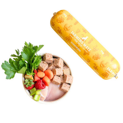 1kg Chicken Roll - Farmer's Mate for Pets
