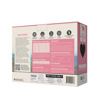 Proudi Beef Single Protein 2.4kg