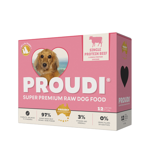 Proudi Beef Single Protein 2.4kg