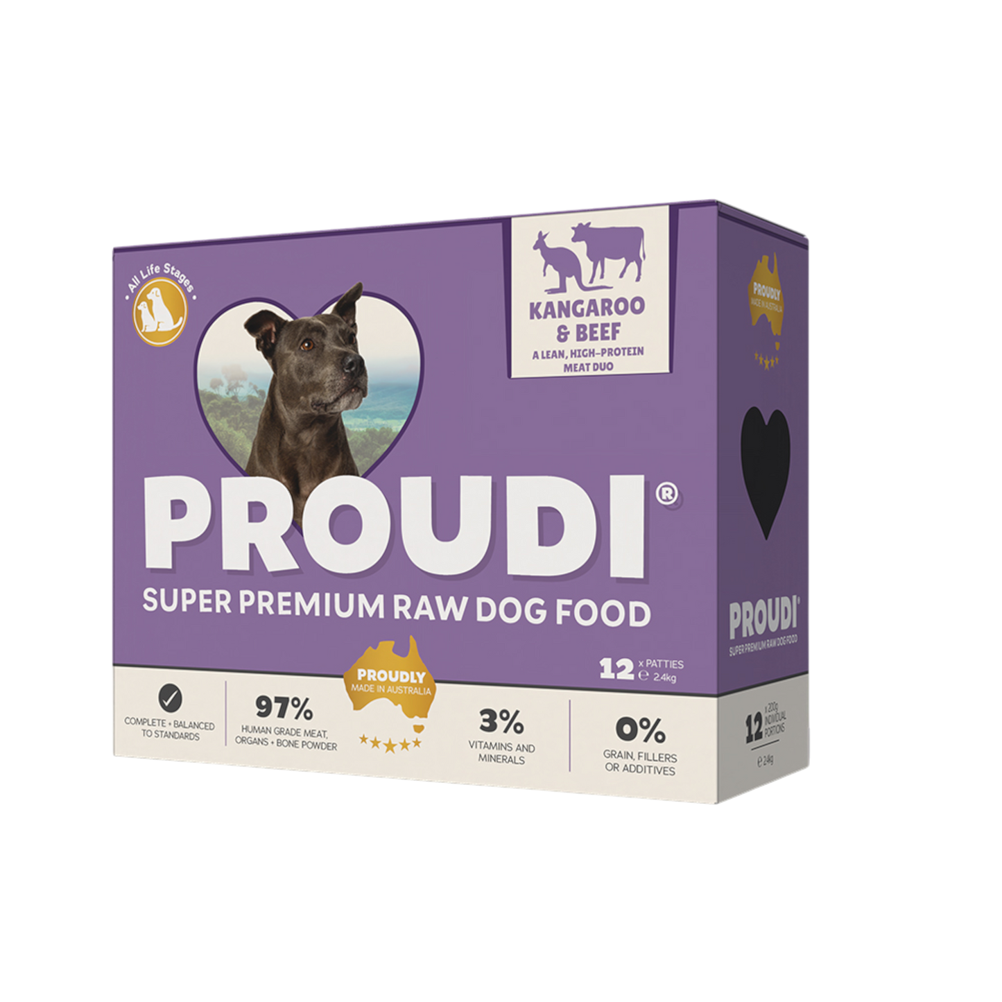 Proudi Kangaroo & Beef 2.4kg