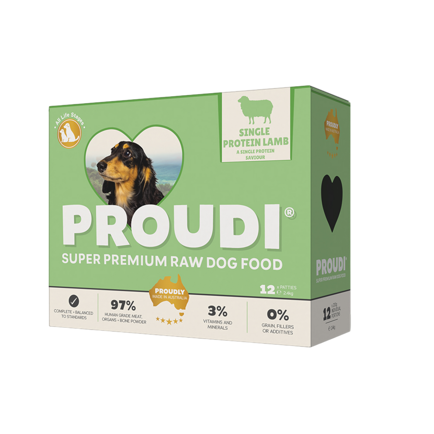 Proudi Lamb Single Protein 2.4kg