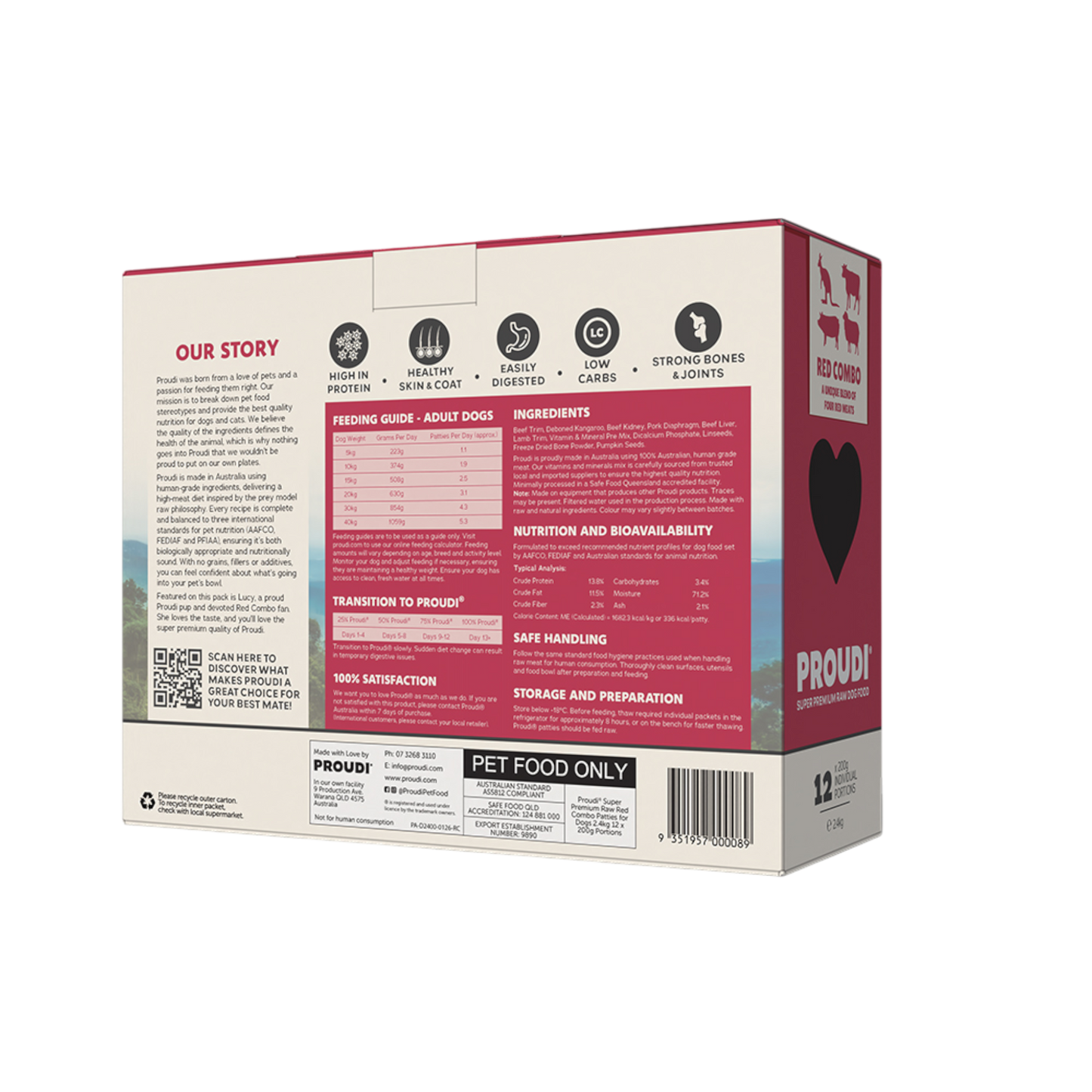 Proudi Red Combo 2.4kg