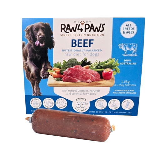 Beef Portions 1.6kg - Raw 4 Paws