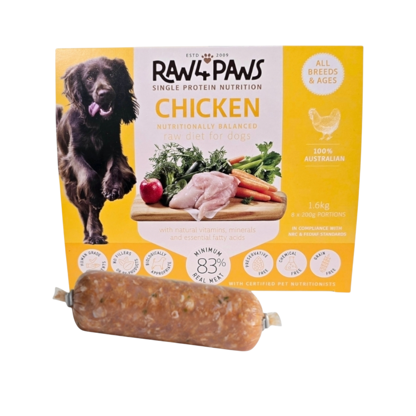 Chicken Portions 1.6kg - Raw 4 Paws