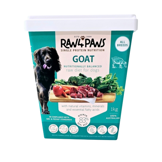 1kg Goat Tub - Raw 4 Paws