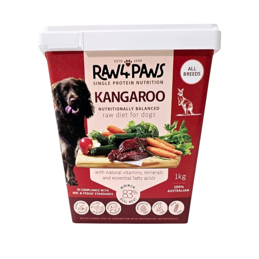 1kg Kangaroo Tub - Raw 4 Paws