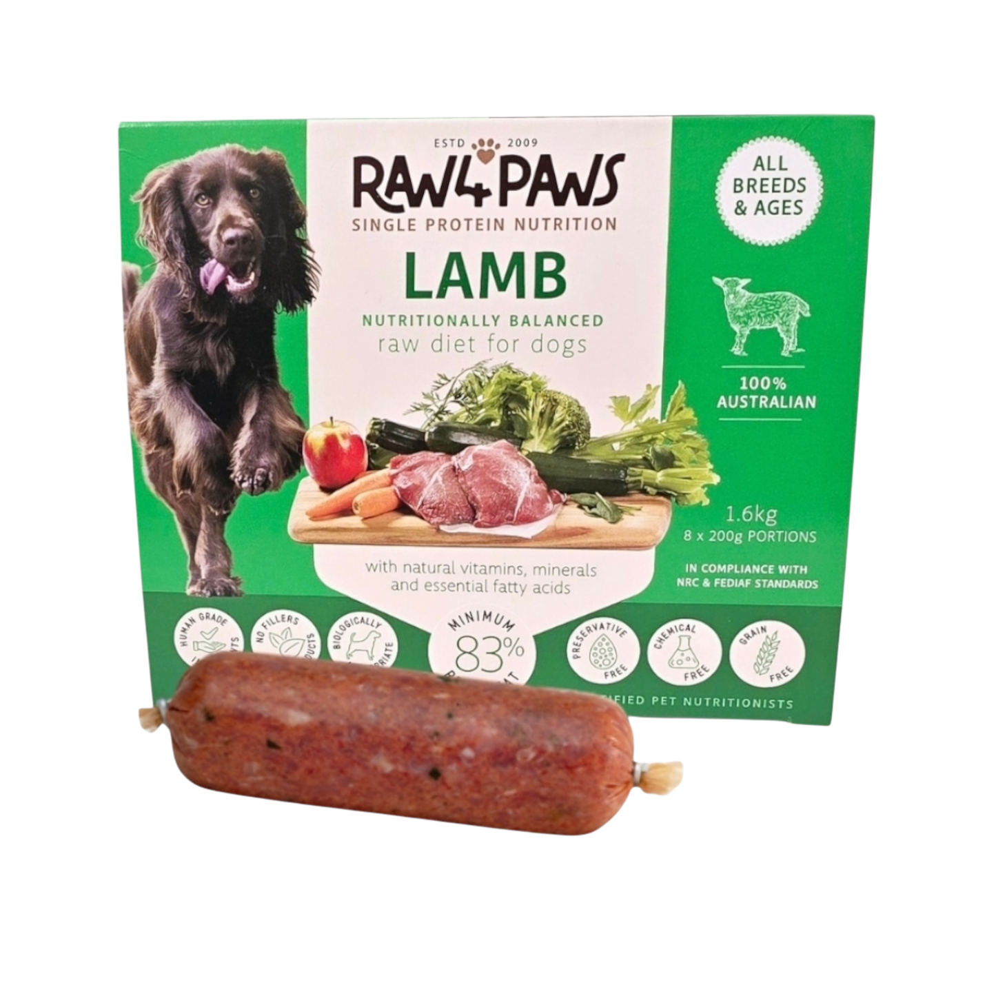 Lamb Portions 1.6kg - Raw 4 Paws