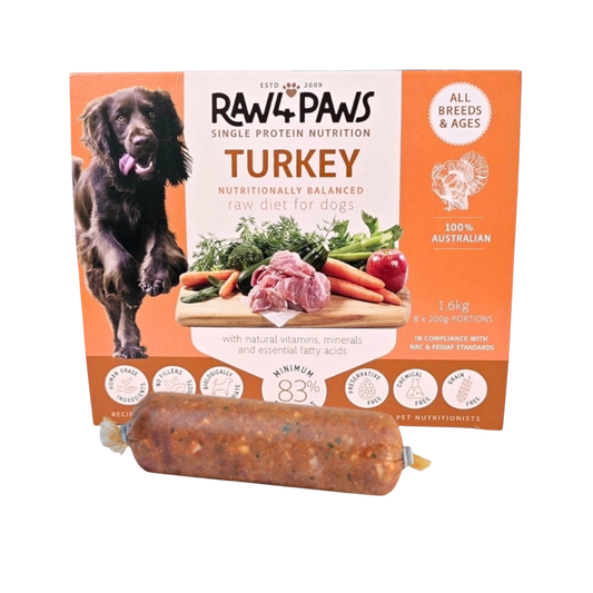 Turkey Portions 1.6kg - Raw 4 Paws