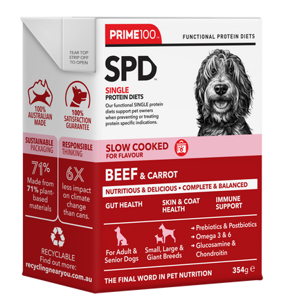 Beef & Carrot - Prime 100 SPD Slow Cooked