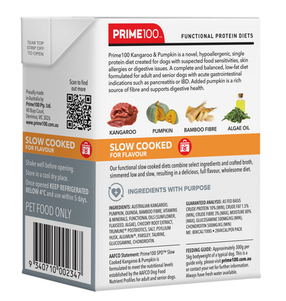 Kangaroo & Pumpkin - Prime 100 SPD Slow Cooked