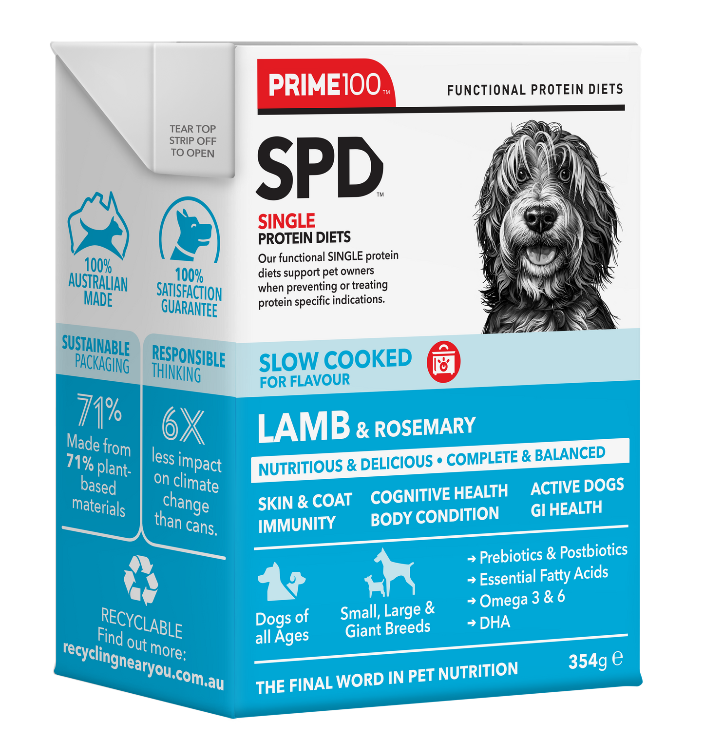 Lamb & Rosemary - Prime 100 SPD Slow Cooked