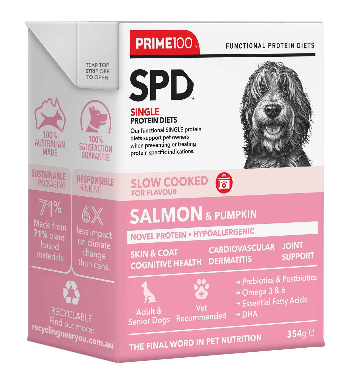 Salmon & Pumpkin - Prime 100 SPD Slow Cooked