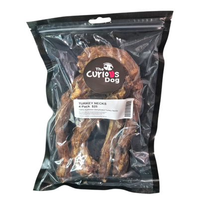 Turkey Necks - 4 Pack (small to medium necks)