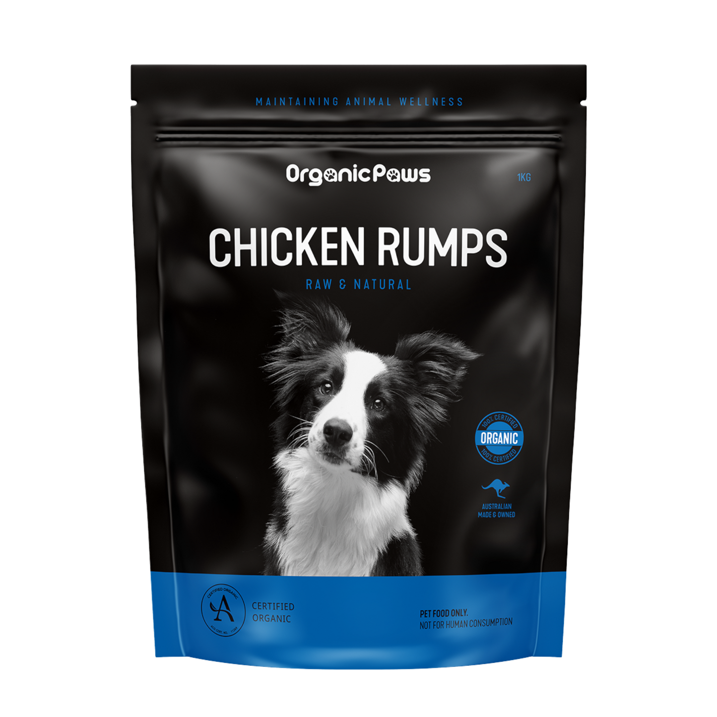 Organic Paws Chicken Rump Bones 1kg