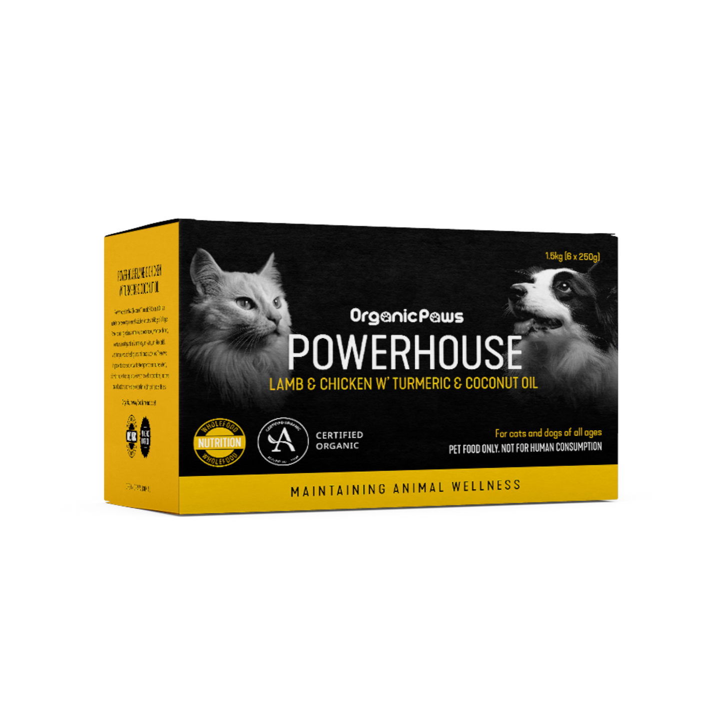 Organic Paws Lamb & Chicken Powerhouse 1.5kg
